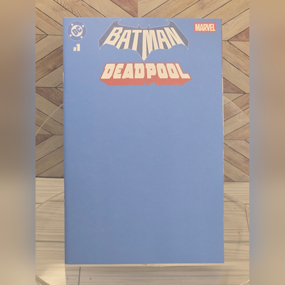 Batman Deadpool #1U (2025) DC Comics & Marvel Comics, Blank Cover